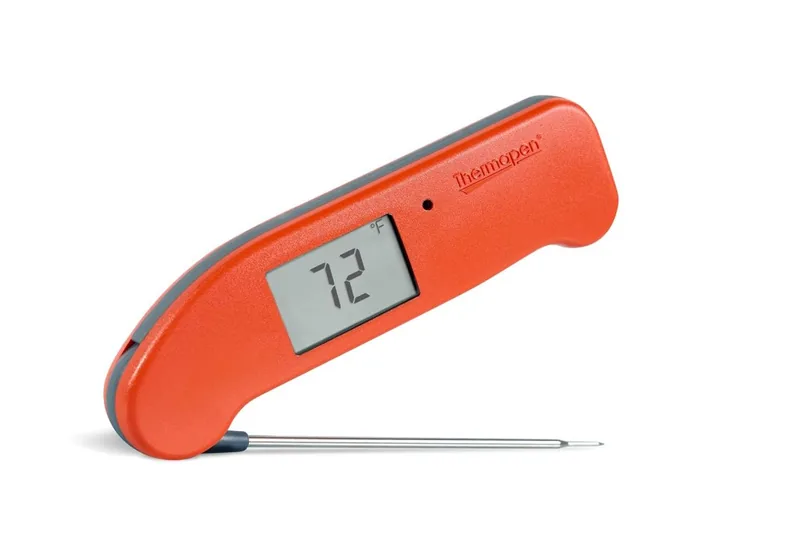 ThermoWorks Thermapen ONE instant-read digital thermometer in red